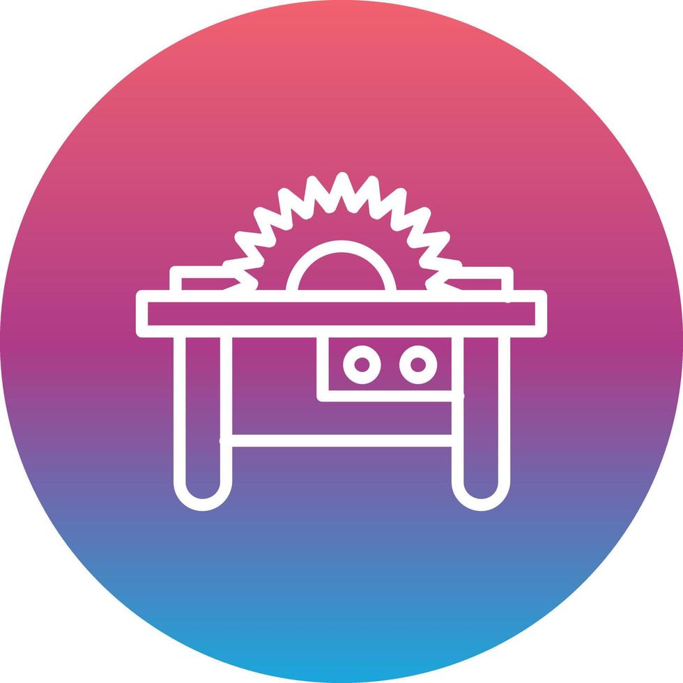 Table Saw Vector Icon