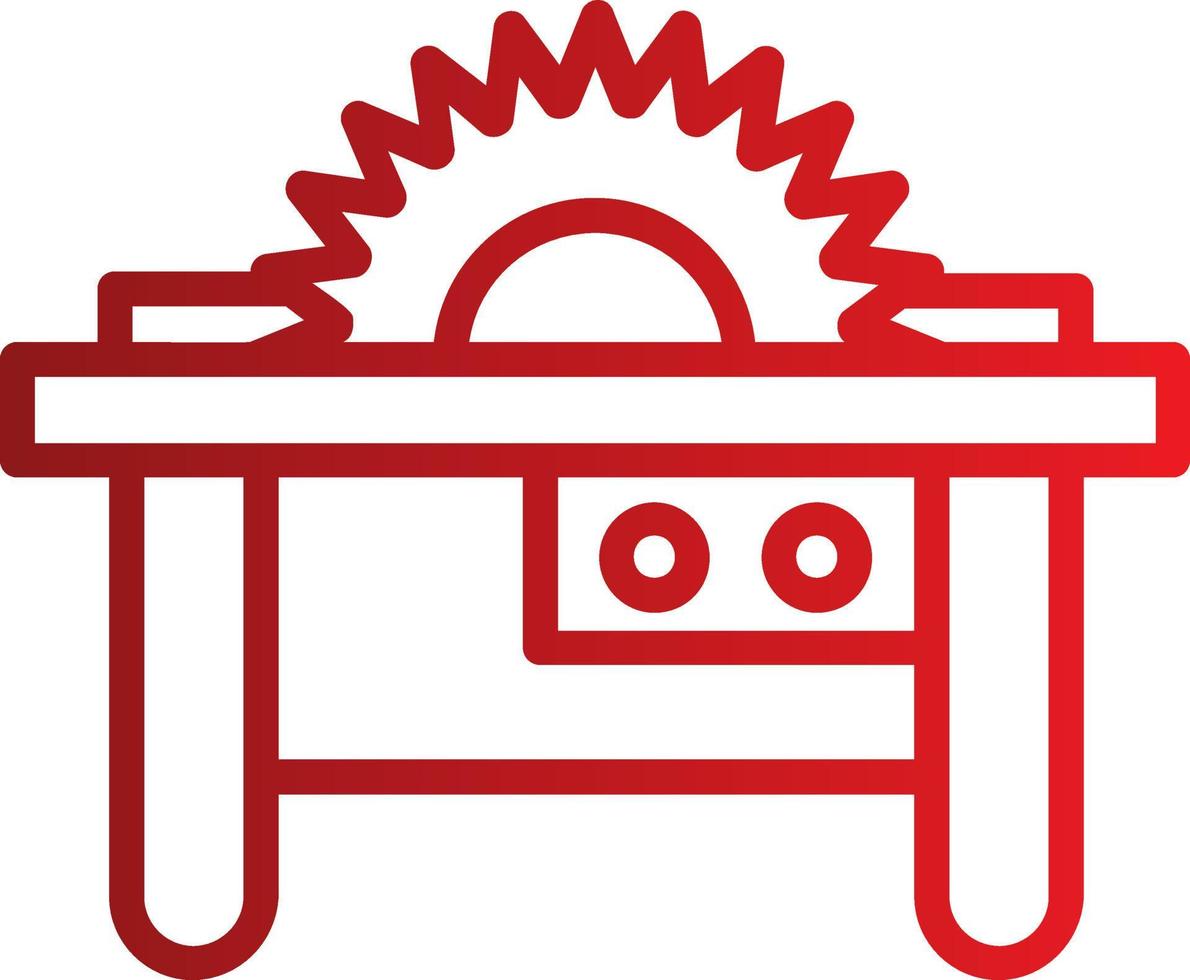 Table Saw Vector Icon