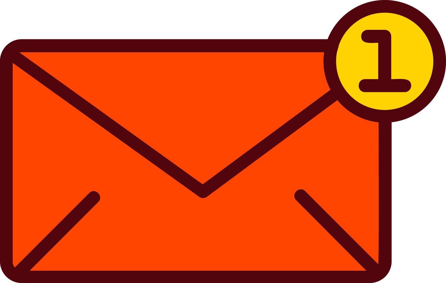 icono de vector de correo