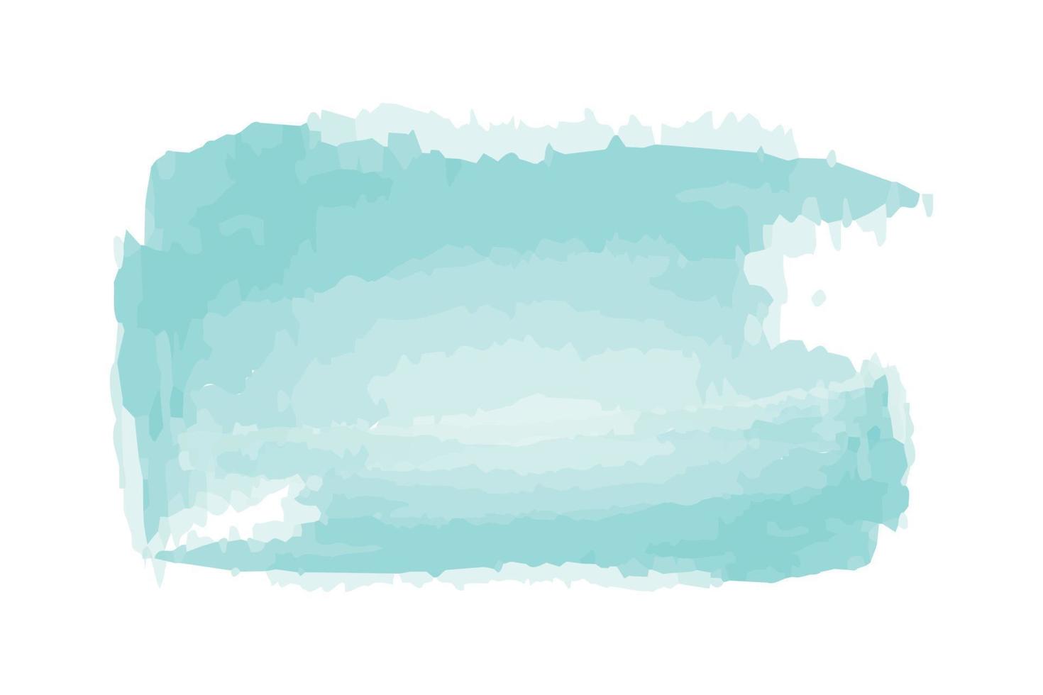 Watercolor background the color of sea waves vector