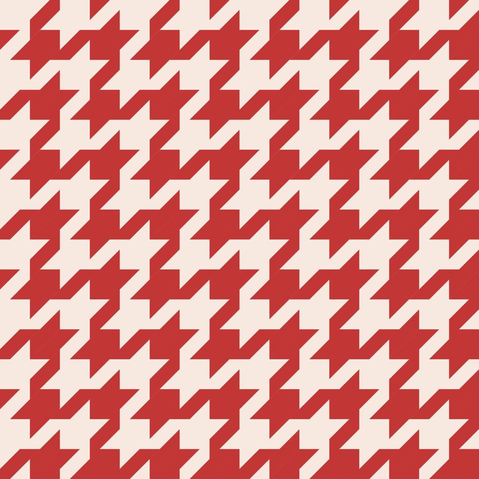 Houndstooth check pattern, Xmas plaid pattern vector