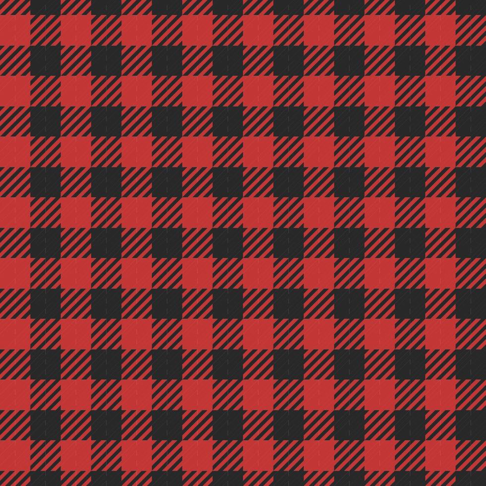 Buffalo check pattern, Xmas plaid pattern vector