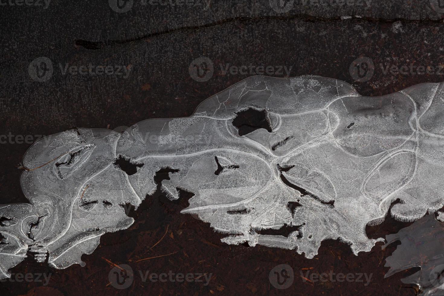 Ice Patterns on Thin Ice photo