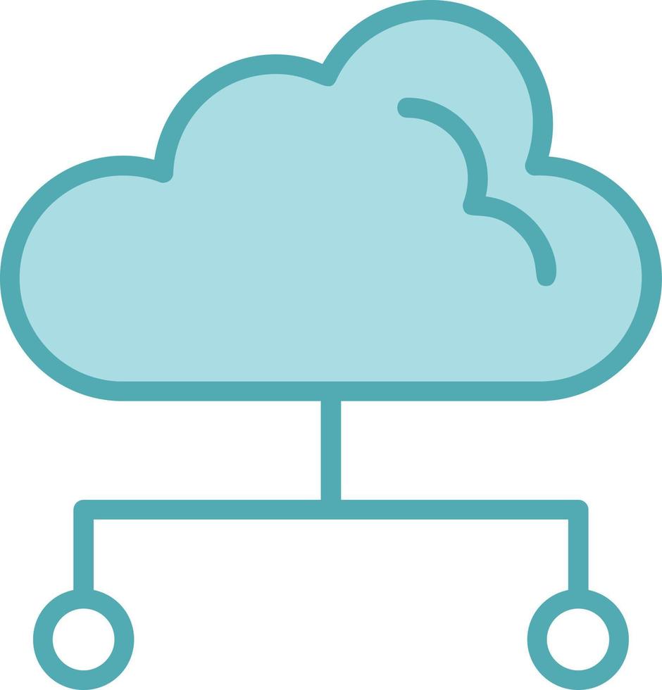 Cloud Computing Vector Icon