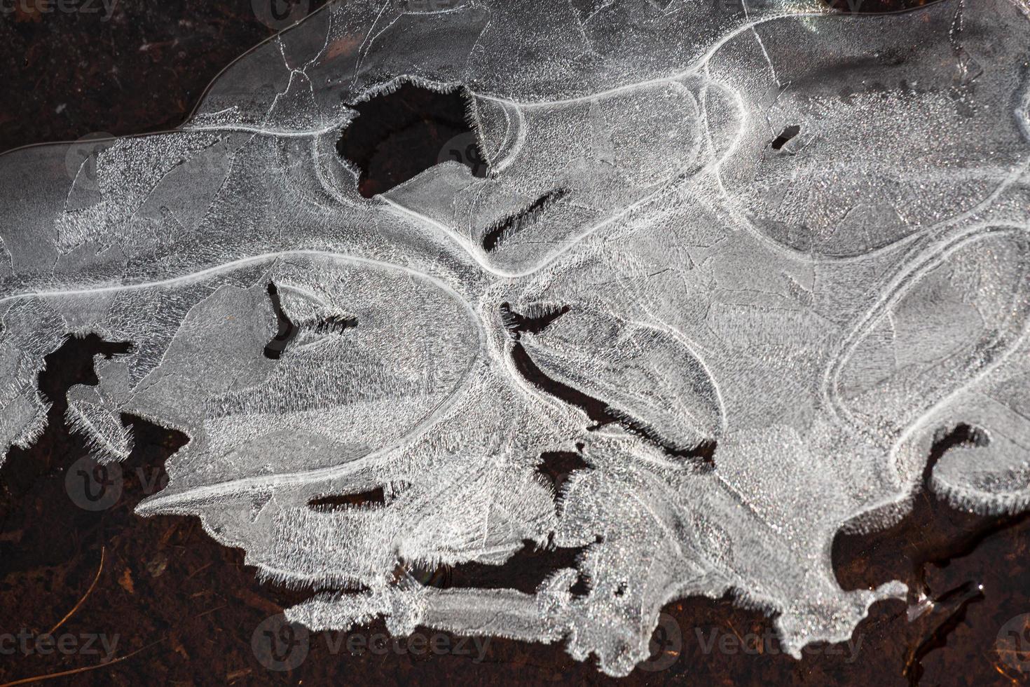 Ice Patterns on Thin Ice photo