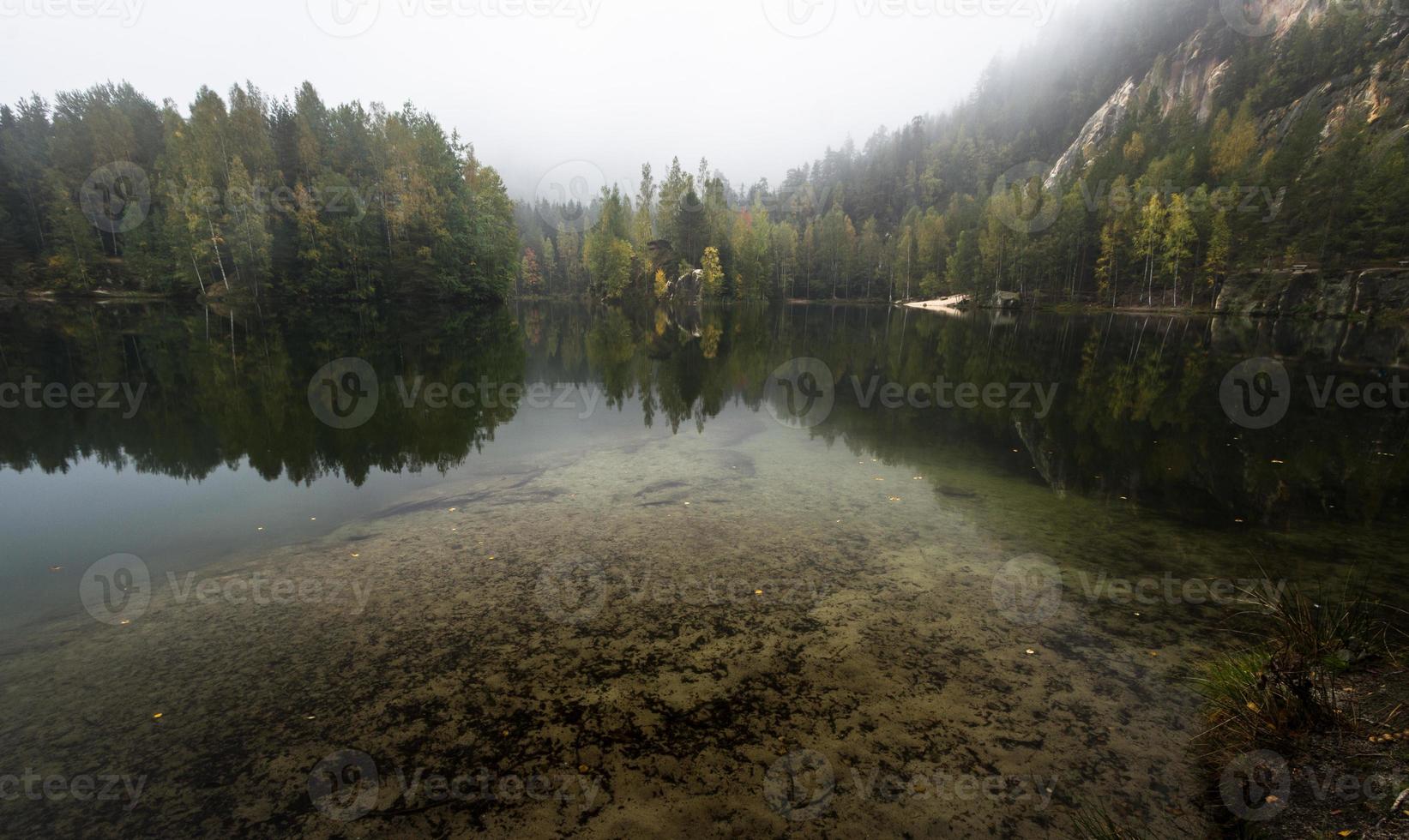 Autumn landscapes in  Prebischtor, Bohemia photo