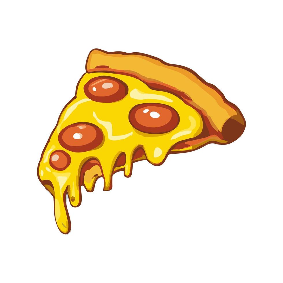 Pizza Slice With Dripping Cheese Vector Illustration 15564046 Vector pizza-slice-with-dripping-cheese-vector-illustration-15564046-vector
