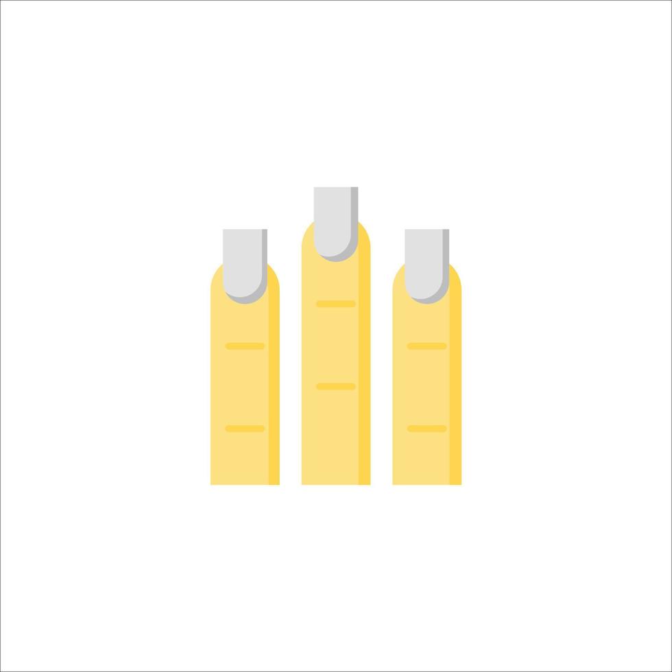 finger icon. flat icon vector
