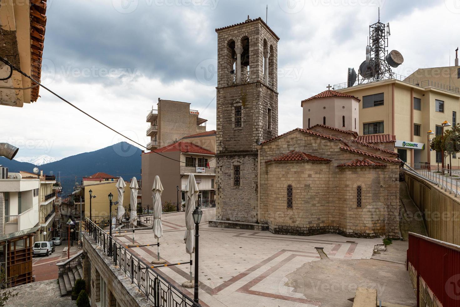 Landscapes of the town of Karpenisi photo