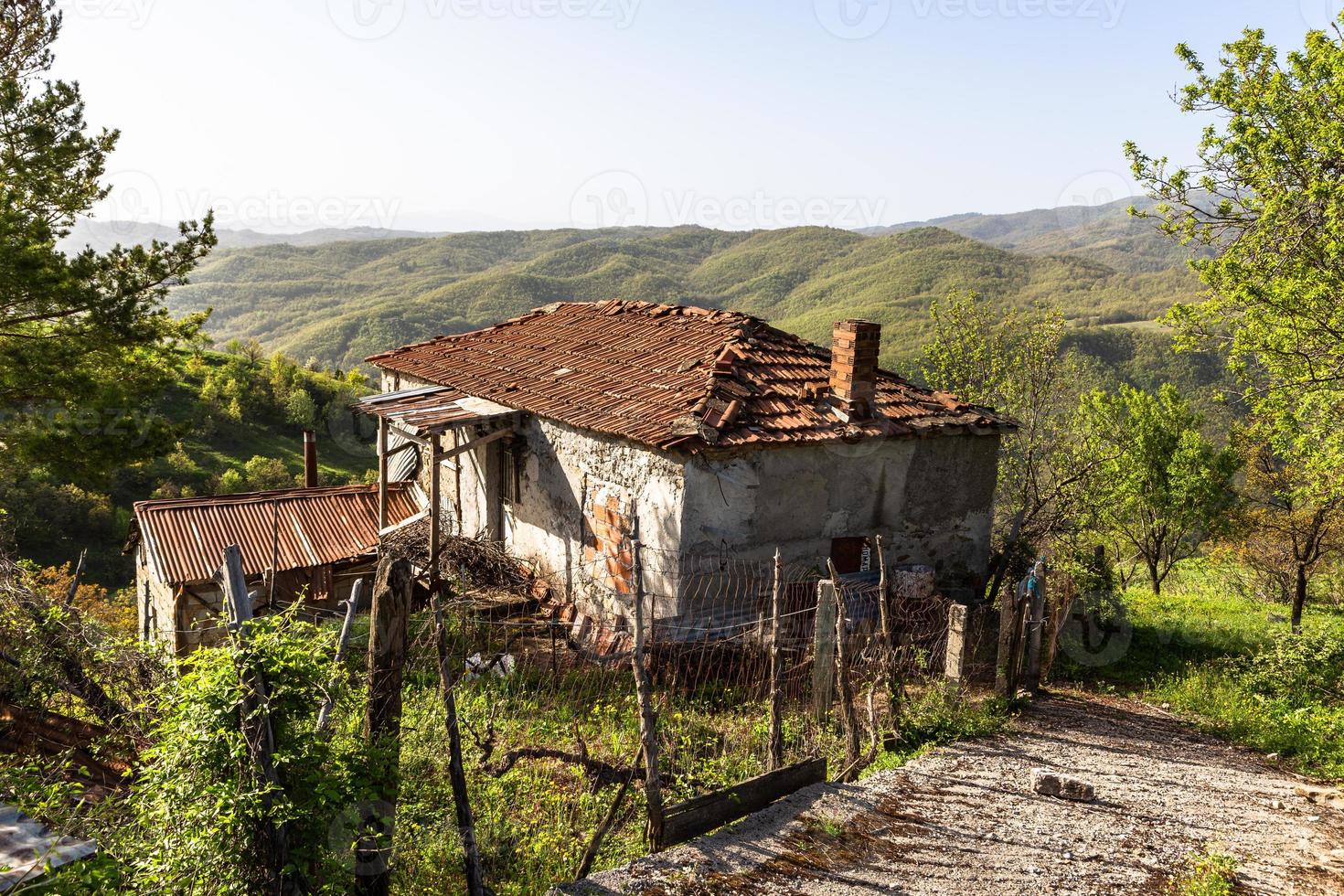 paisajes primaverales de las montañas de grecia foto