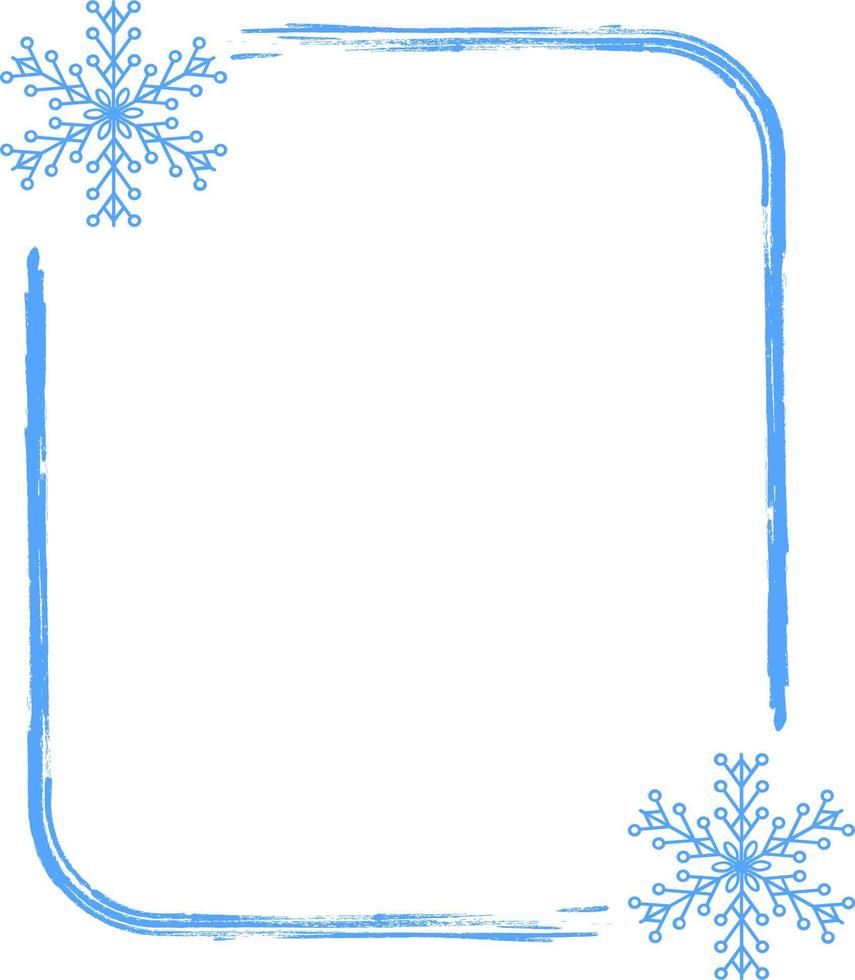 Christmas frame. Vector illustration