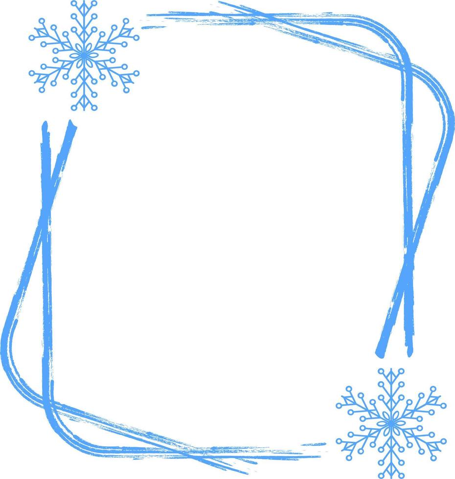 Christmas frame. Vector illustration