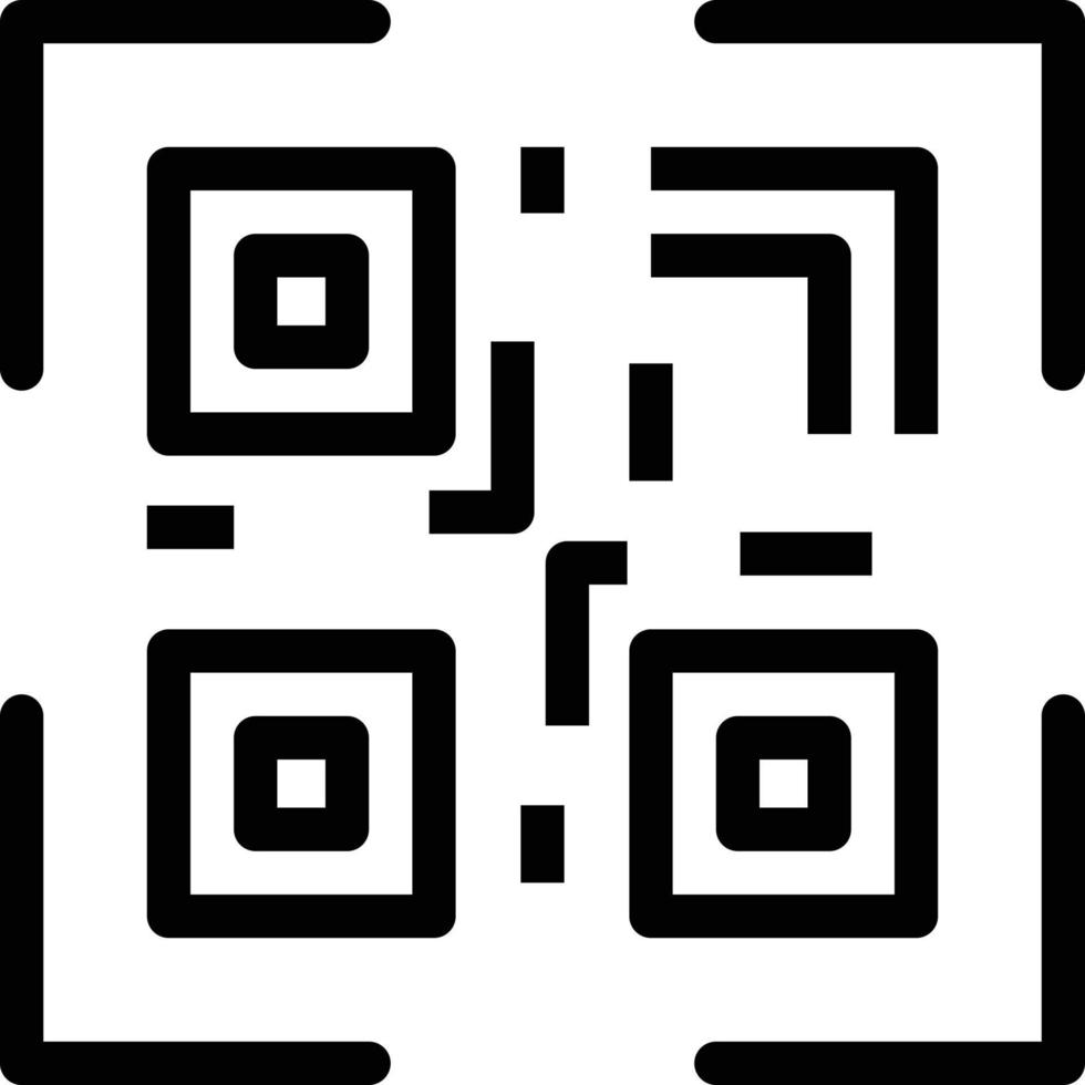 qr code vector illustration on a background.Premium quality symbols.vector icons for concept and graphic design.
