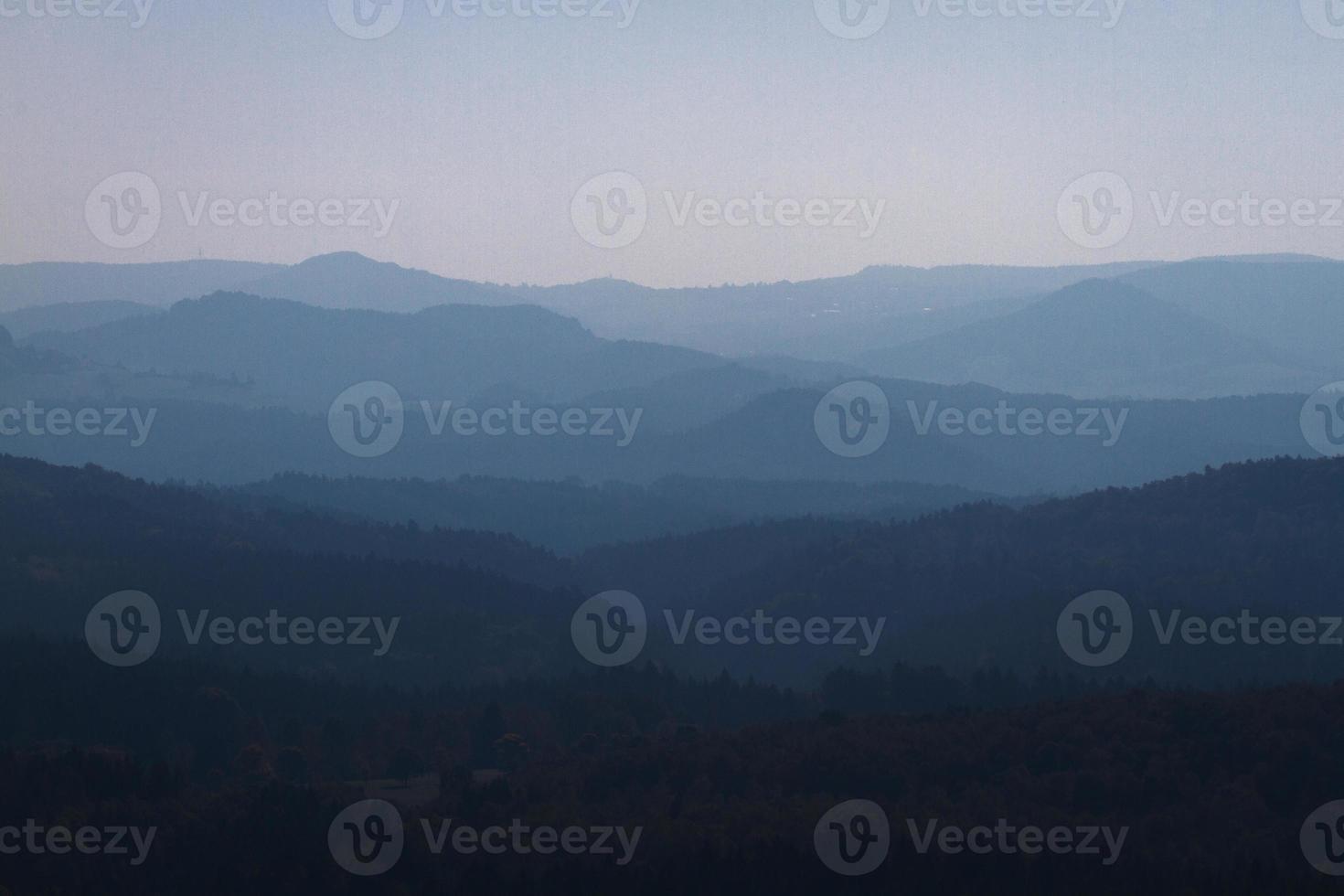 paisajes otoñales en prebischtor, bohemia foto