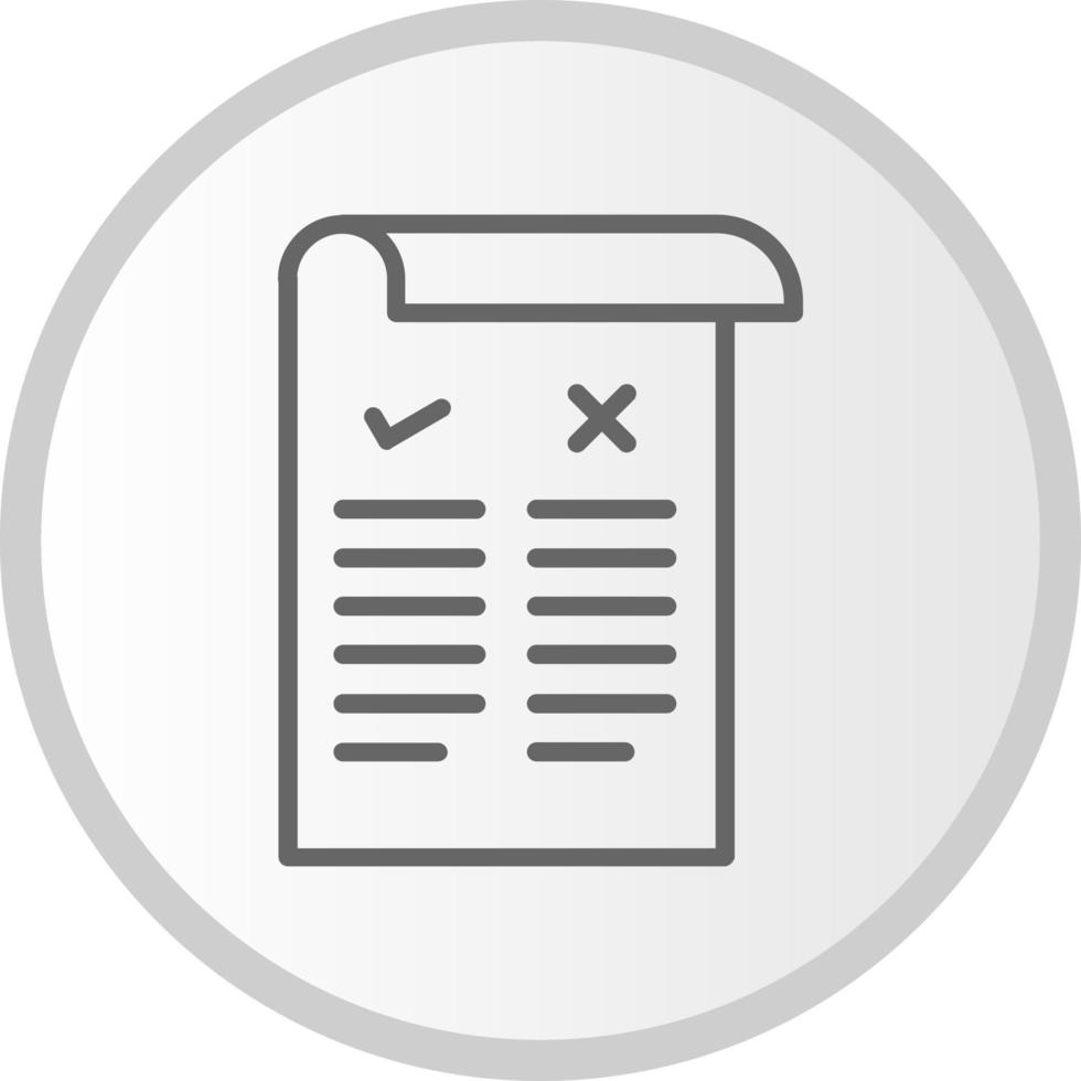 Pros And Cons Vector Icon