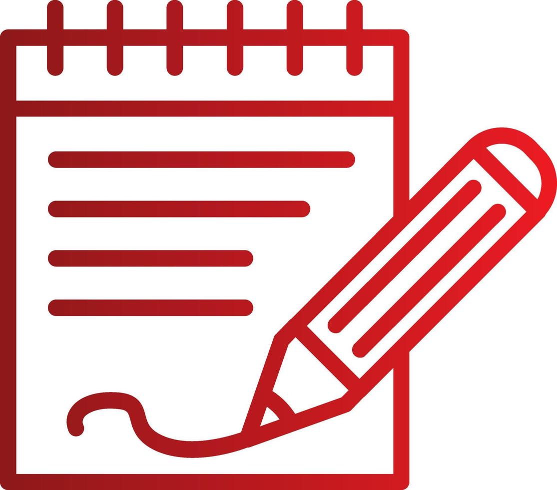 Sketchbook Vector Icon