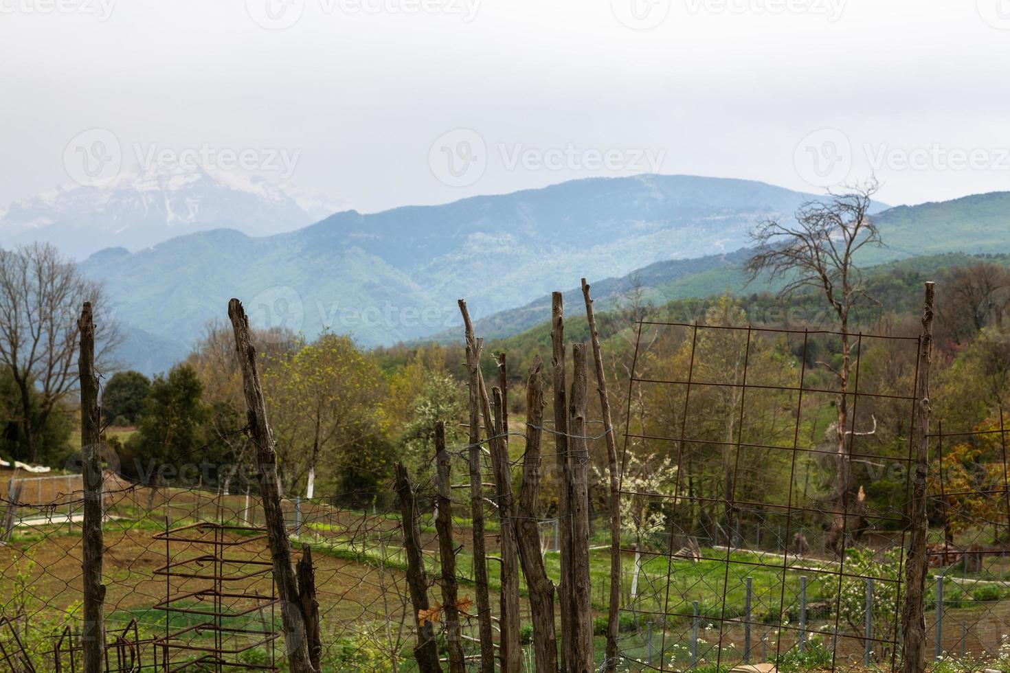paisajes primaverales de las montañas de grecia foto