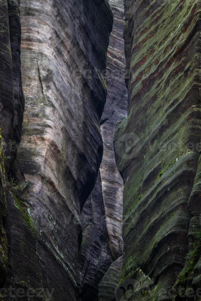 paisajes otoñales en prebischtor, bohemia foto