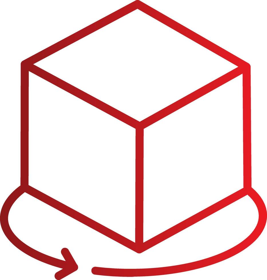 3d Cube Vector Icon