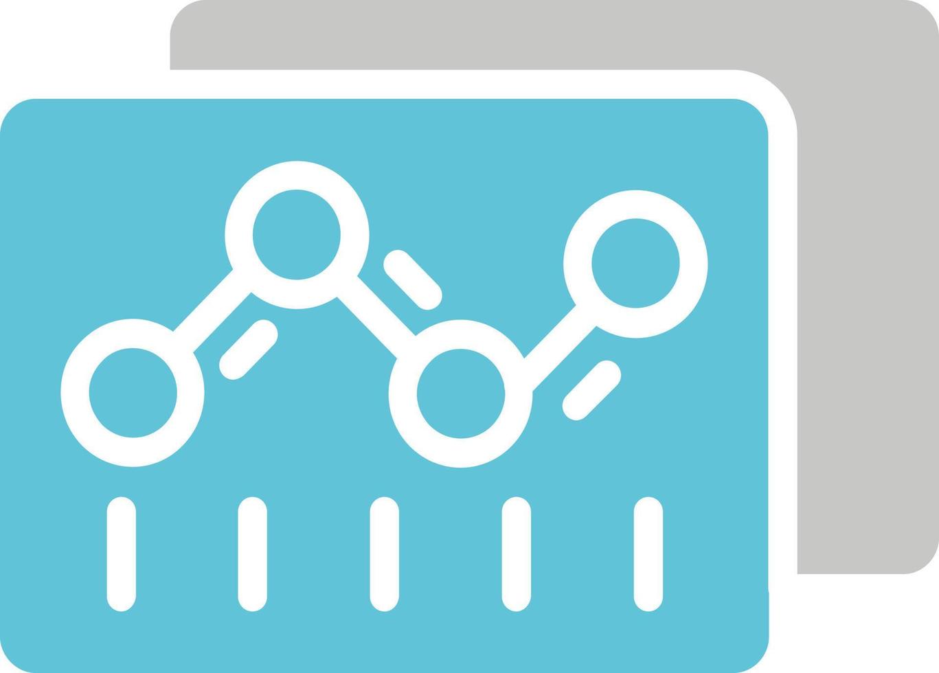 Line Chart  Vector Icon