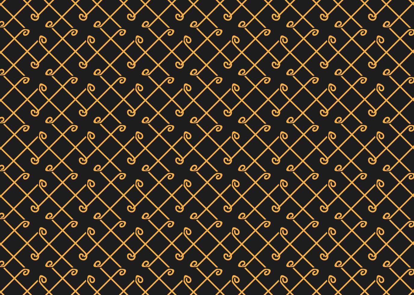 Black Yellow Pattern Banner Background vector