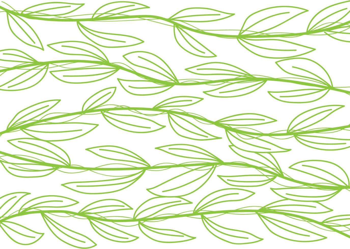 Flowers Leafes Pattern Banner Background vector
