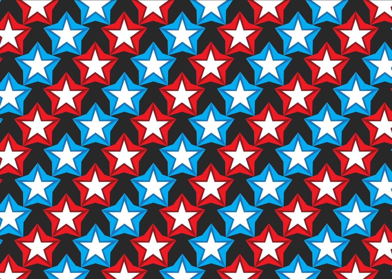 Red Blue Pattern Banner Background vector