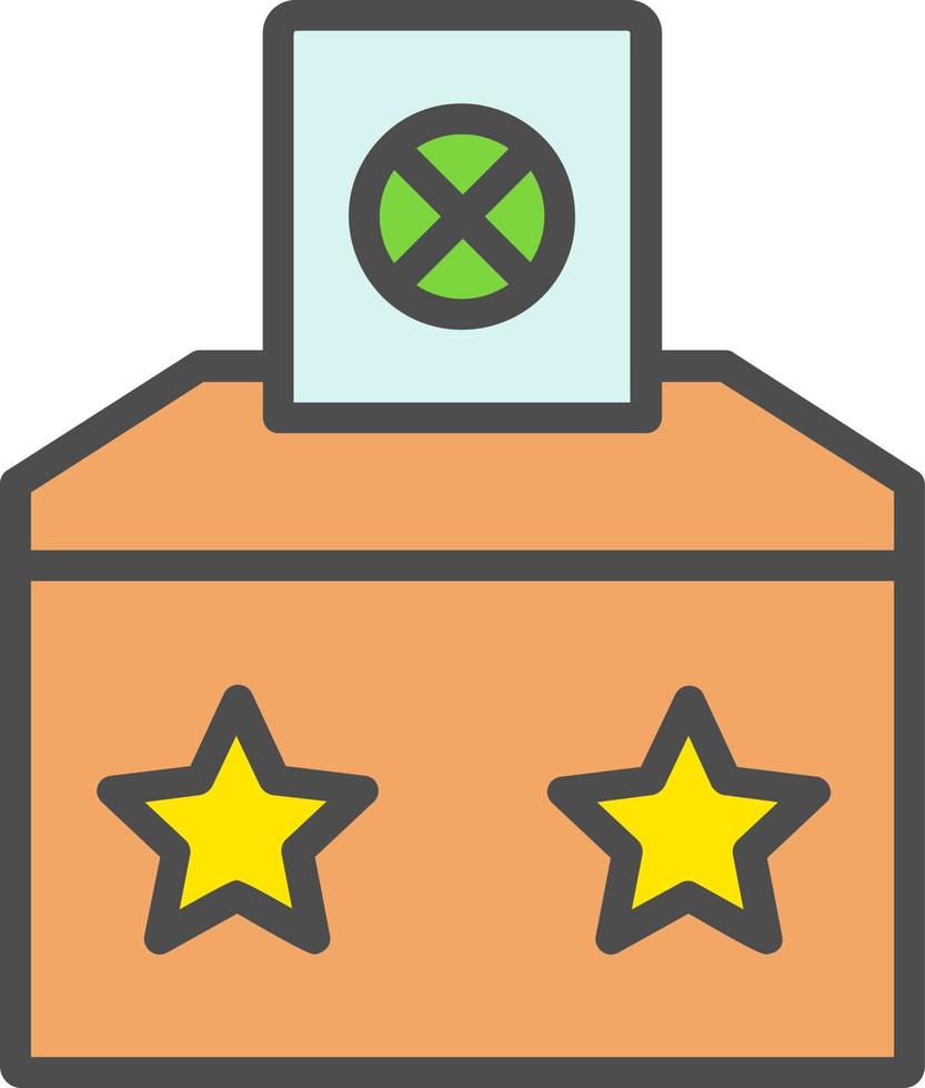 Voting Box Vector Icon