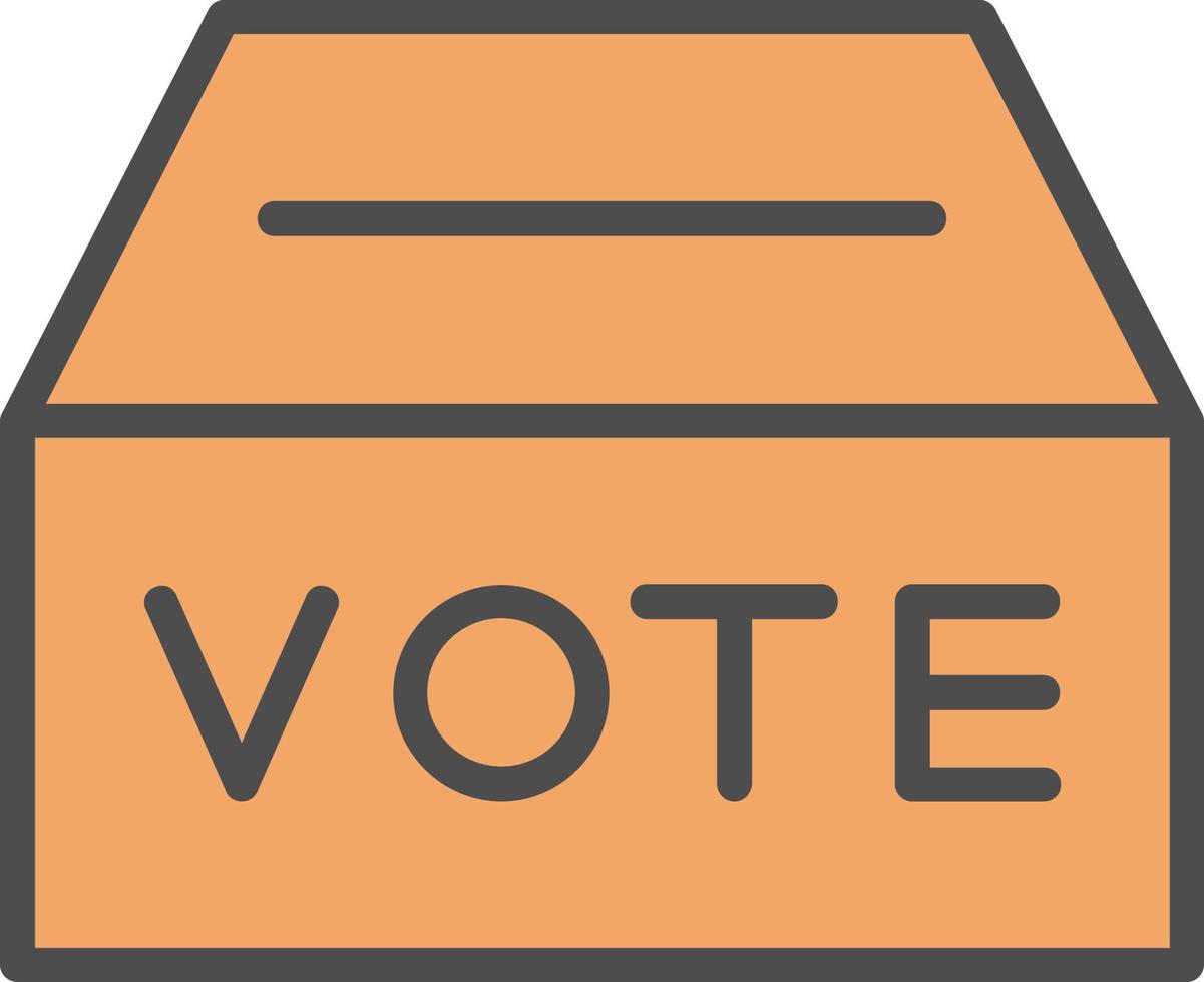 Voting Booth Vector Icon