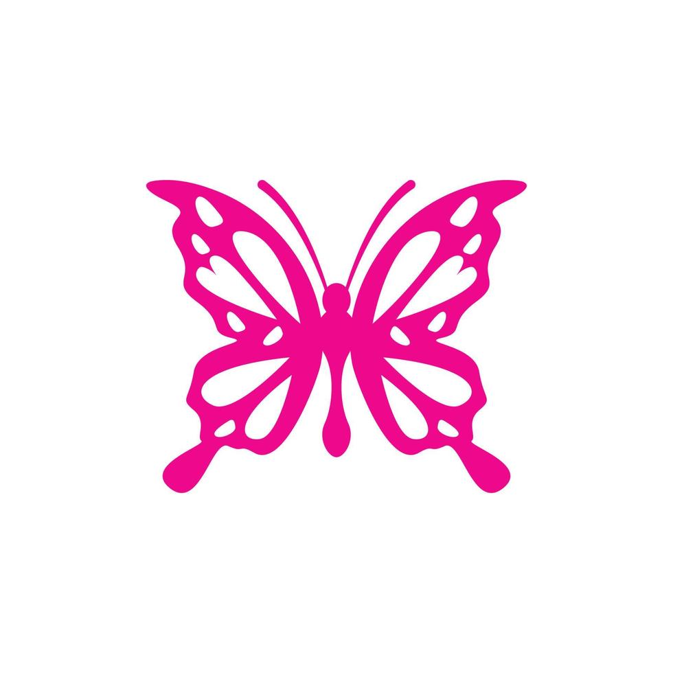 butterfly logo icon design vector