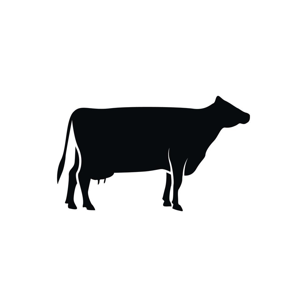 cow graphic design vector