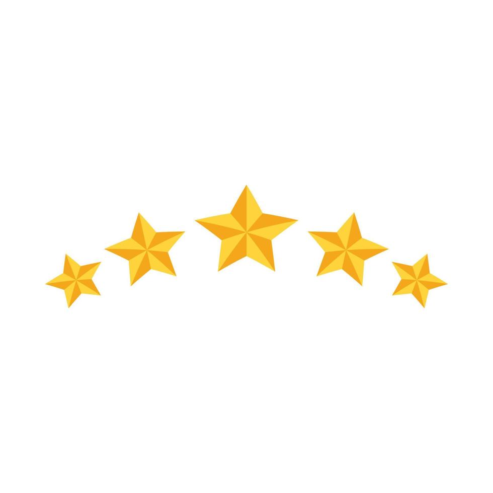 vector de icono de estrella de calificación