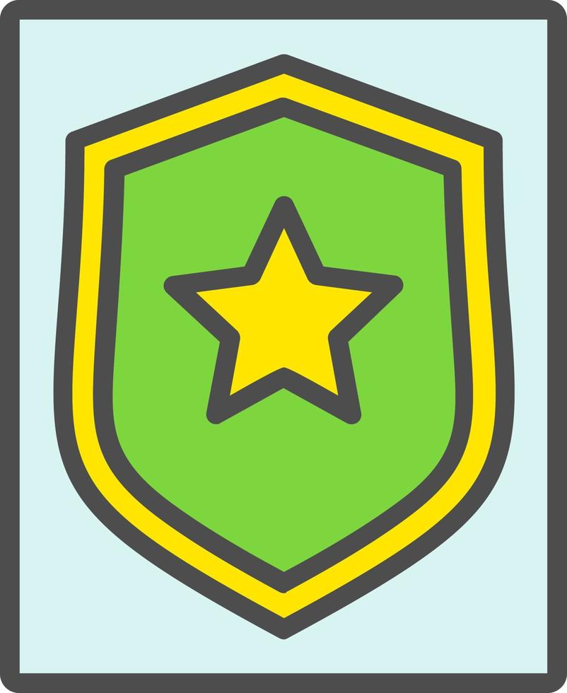 icono de vector de escudo