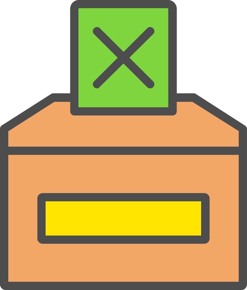 Vote No Vector Icon