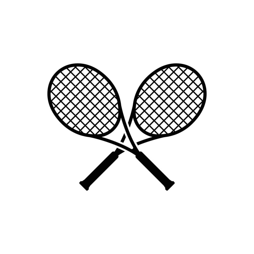 vector de icono de raqueta de tenis