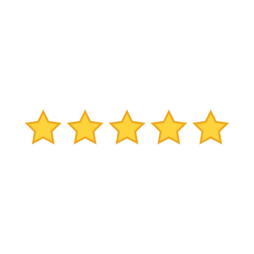 rating star icon vector