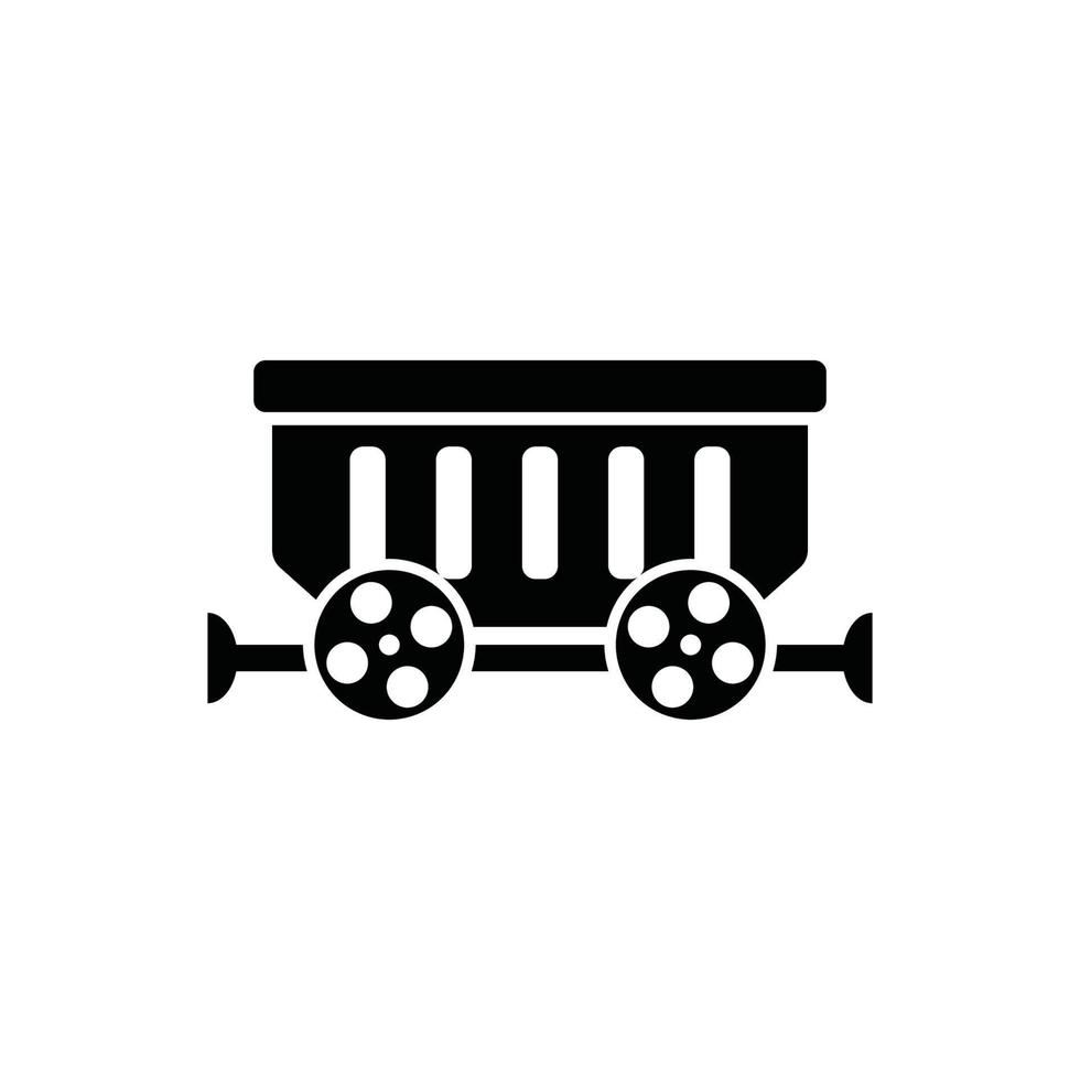 mine cart icon design vector