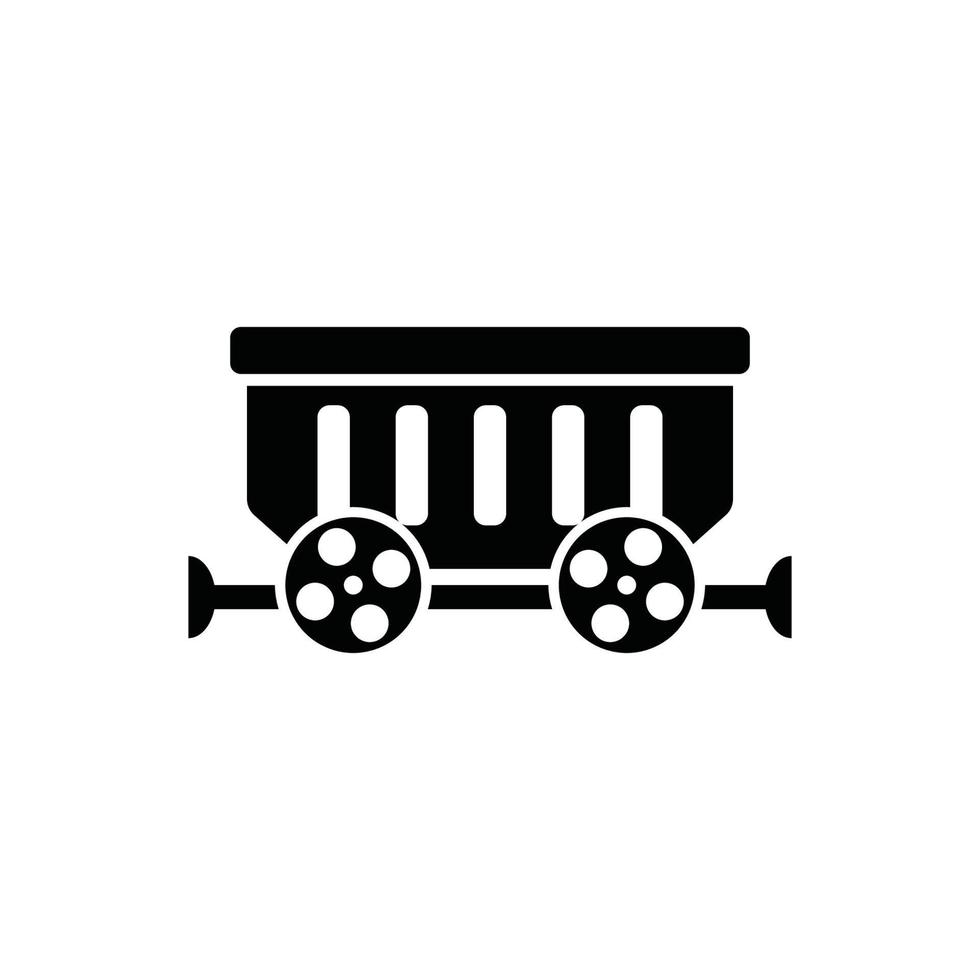 mine cart icon design vector