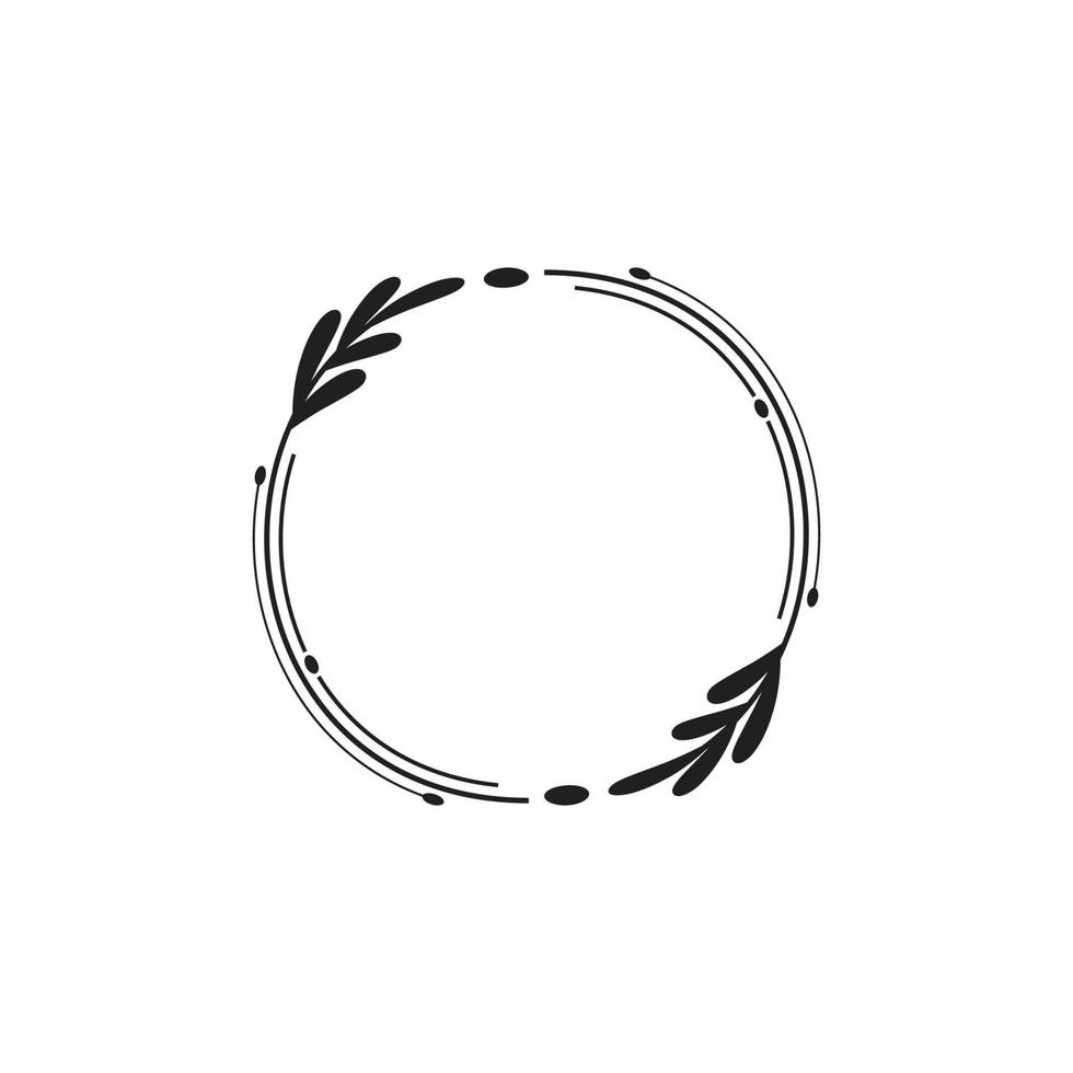 circle border graphic design vector