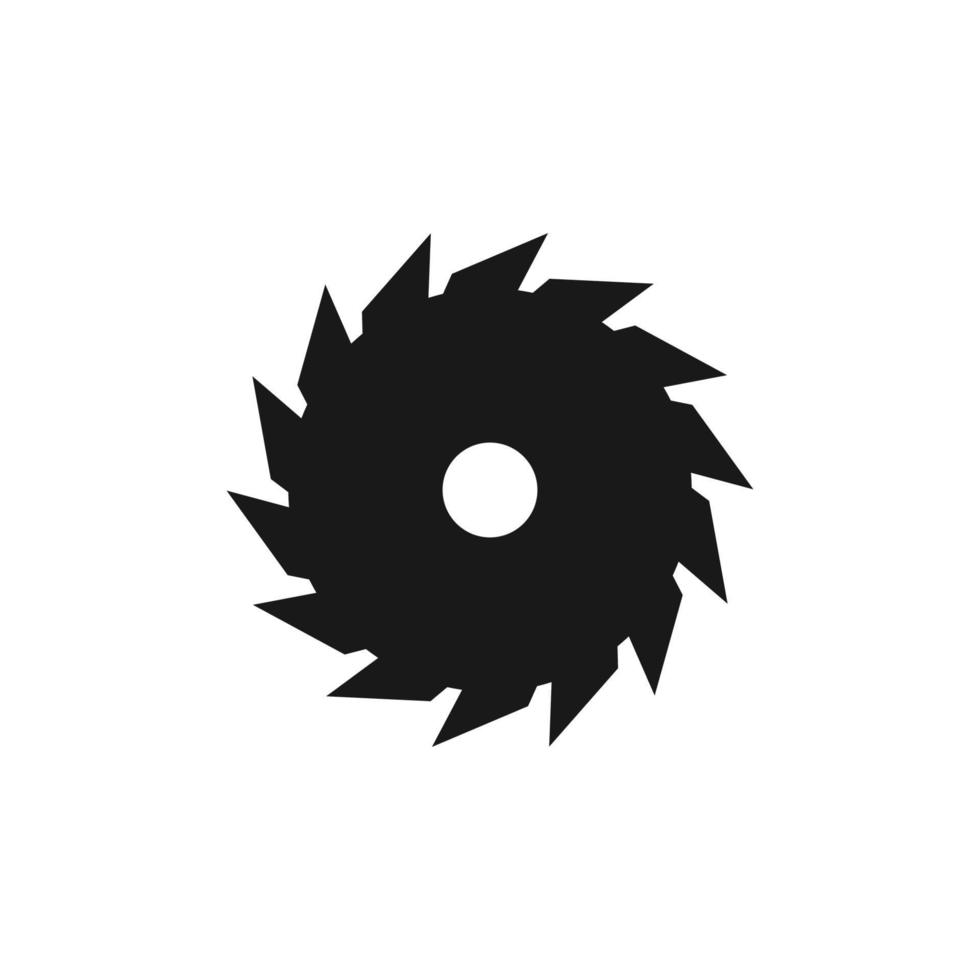 vector de diseño de icono de logotipo de engranaje de carpintería