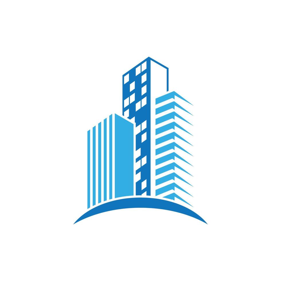 vector de diseño de icono de logotipo de edificio