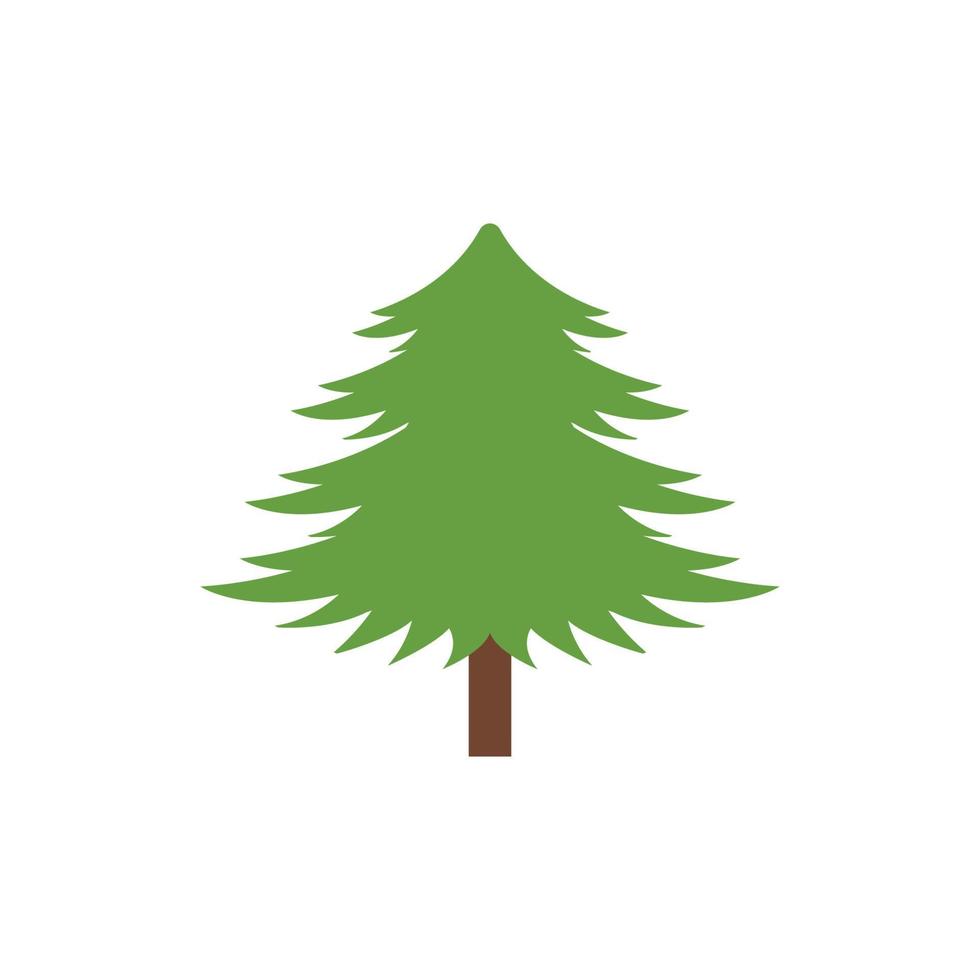 christmas tree icon vector