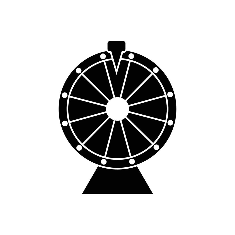 spin wheel icon vector