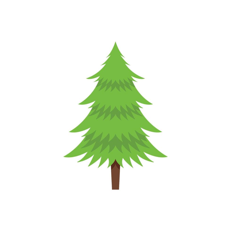 christmas tree icon vector