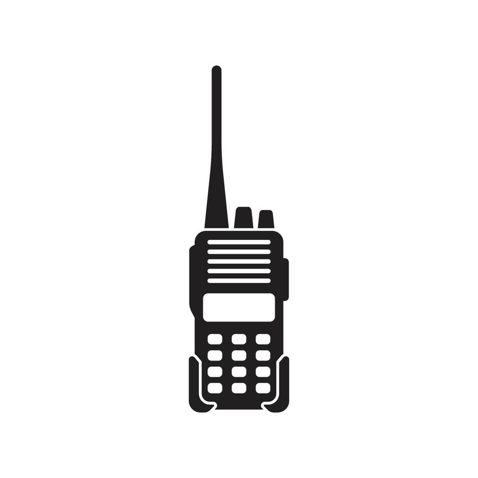 walkie talkie icon design vector