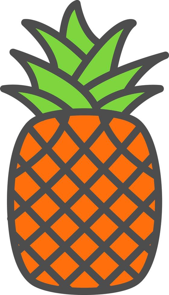 icono de vector de manzana de pino