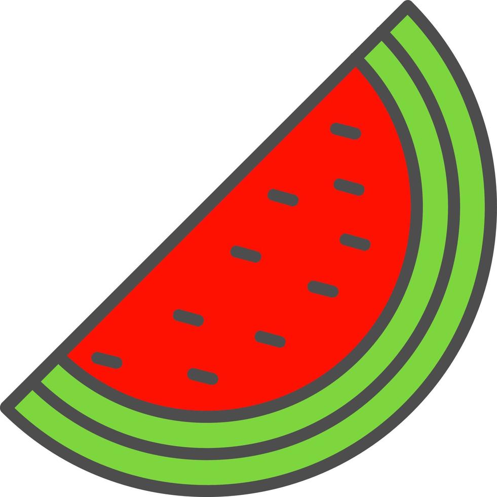 Watermelon Vector Icon