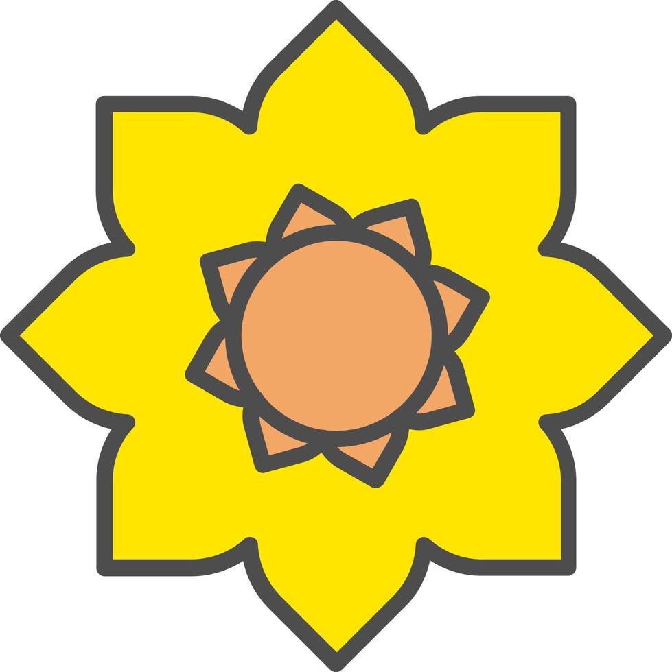 icono de vector de flor