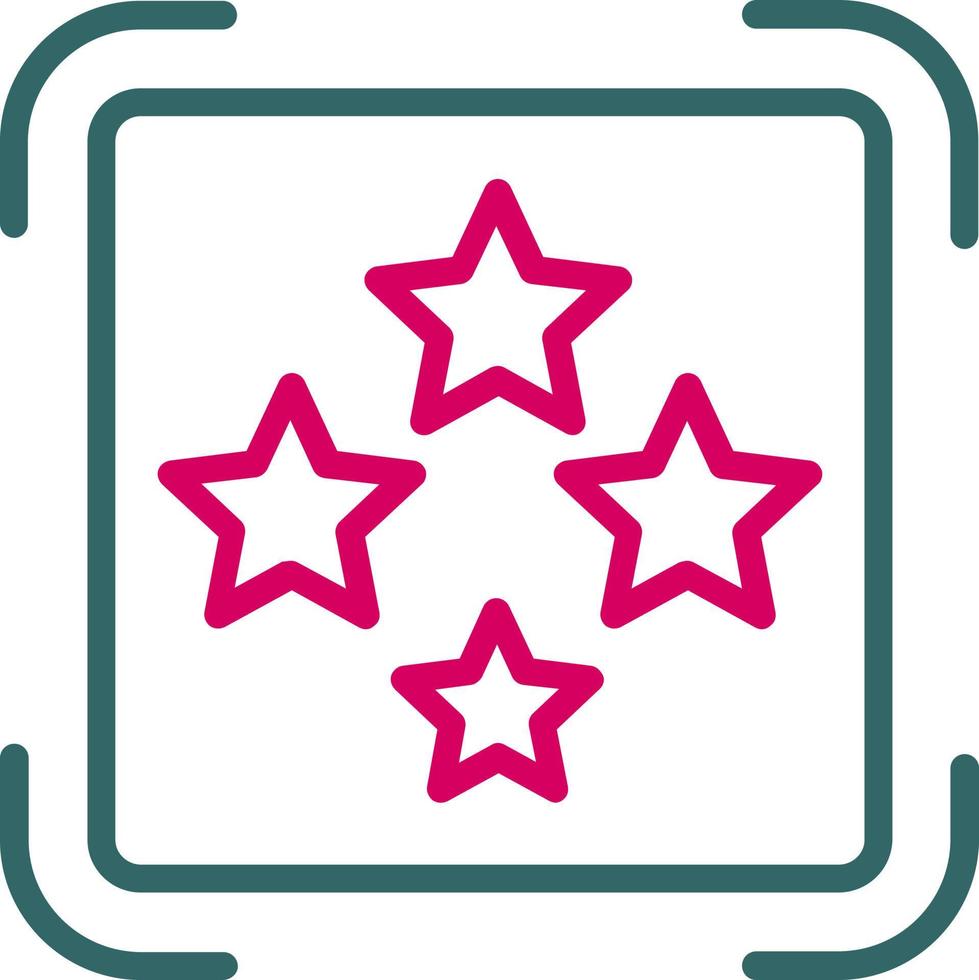 Four Stars Vector Icon