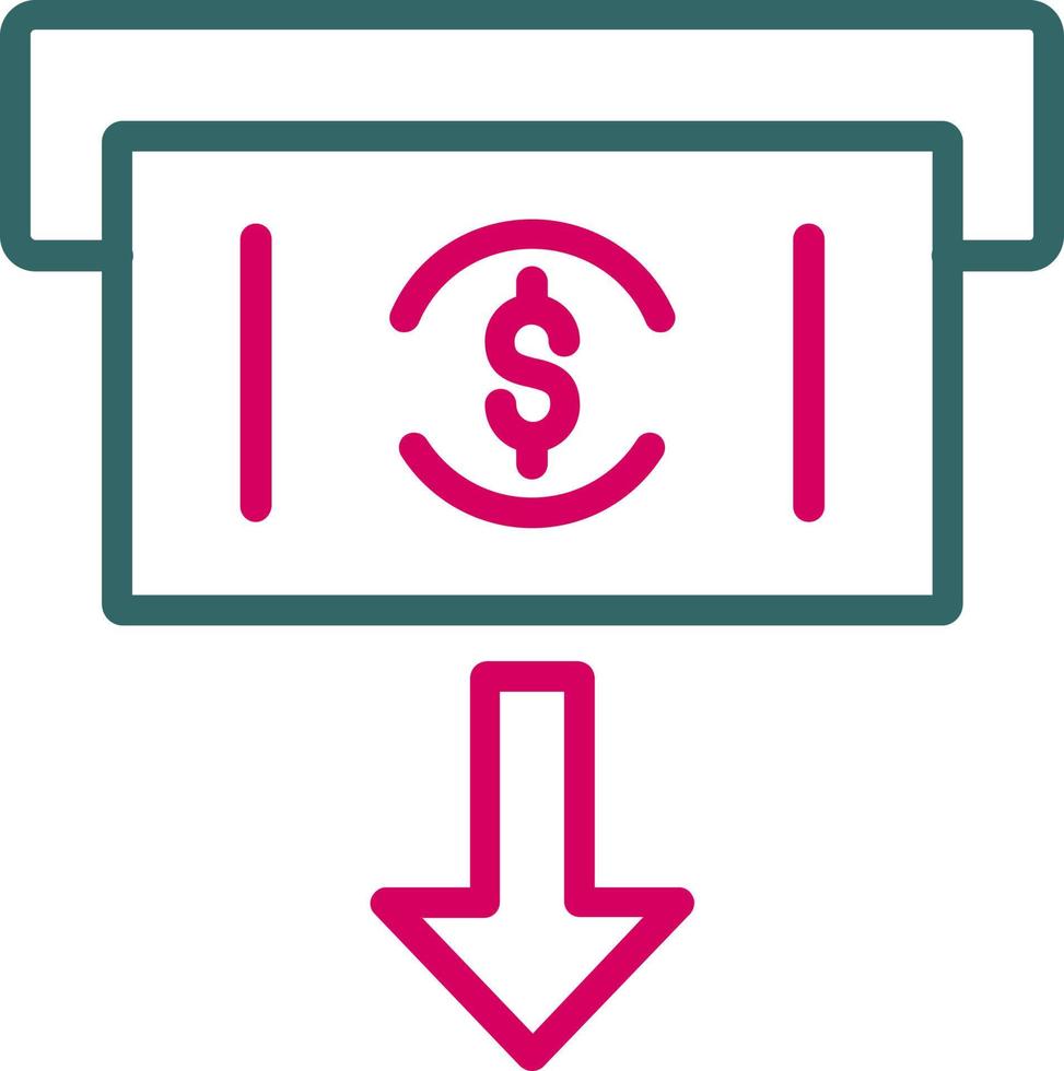 Withdraw Vector Icon